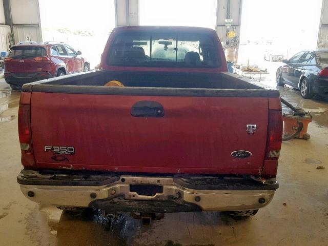 1FTSW31F73EA77516 - 2003 FORD F350 SRW S BURGUNDY photo 6