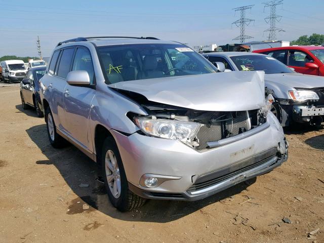 5TDBK3EH7DS251636 - 2013 TOYOTA HIGHLANDER SILVER photo 1