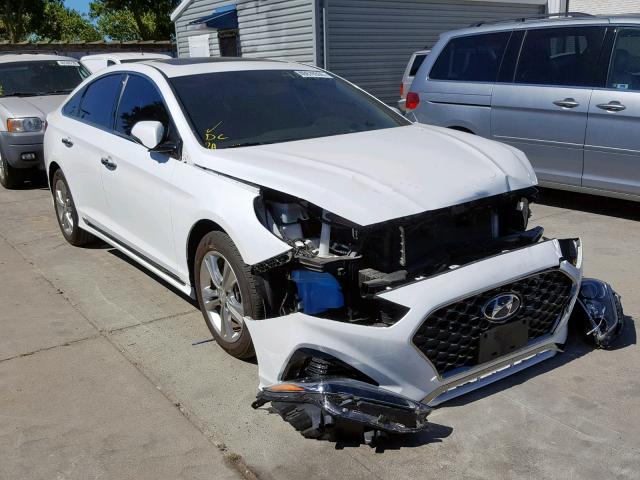 5NPE34AF9JH651588 - 2018 HYUNDAI SONATA SPO WHITE photo 1