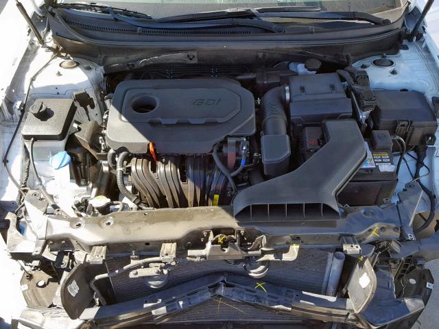 5NPE34AF9JH651588 - 2018 HYUNDAI SONATA SPO WHITE photo 7