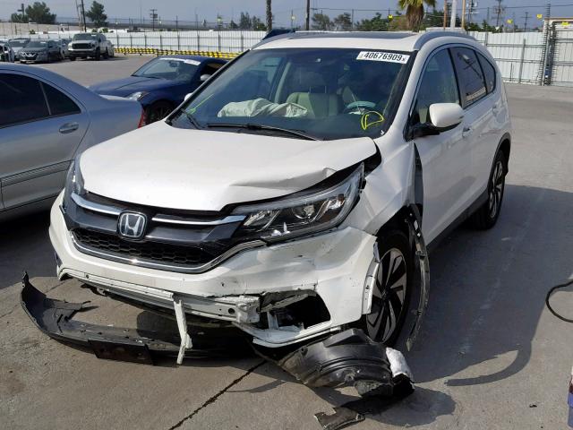 5J6RM3H99GL016670 - 2016 HONDA CR-V TOURI WHITE photo 2