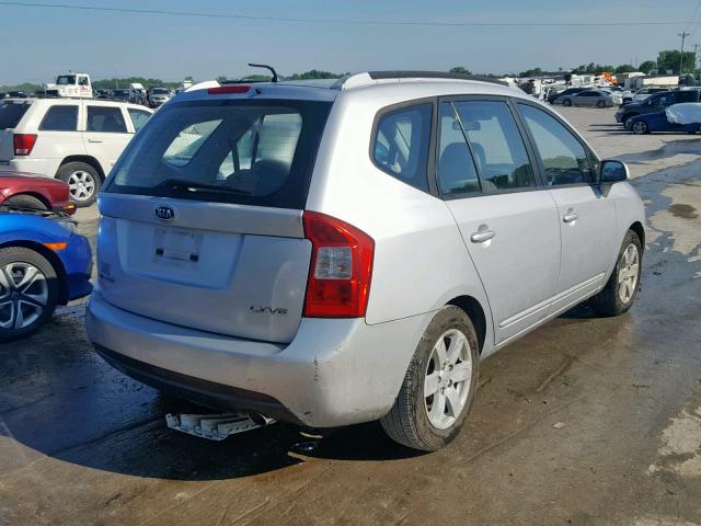 KNAFG526X77112114 - 2007 KIA RONDO LX SILVER photo 4