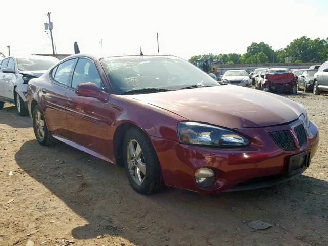 2G2WP522851179552 - 2005 PONTIAC GRAND PRIX MAROON photo 1