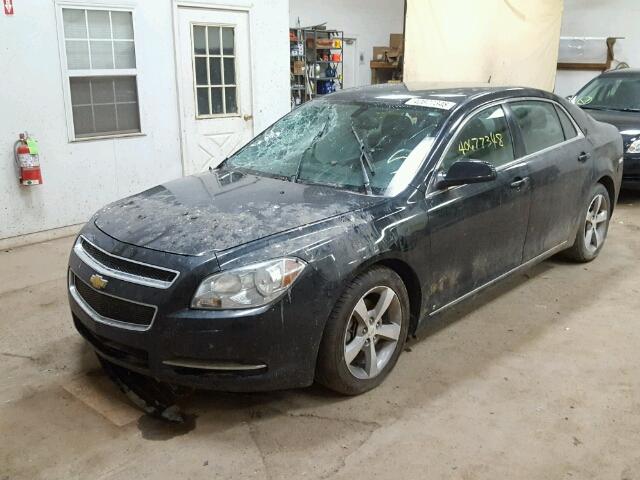 1G1ZJ57B69F182492 - 2009 CHEVROLET MALIBU 2LT BLUE photo 2