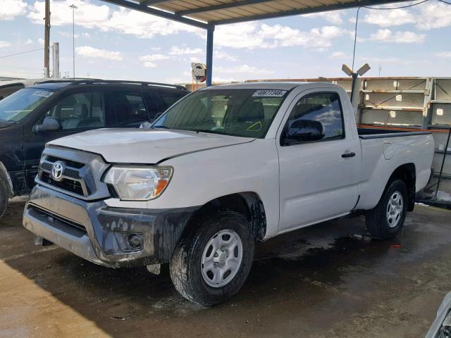 5TFNX4CN2DX023096 - 2013 TOYOTA TACOMA WHITE photo 2