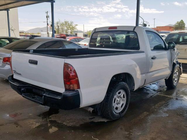 5TFNX4CN2DX023096 - 2013 TOYOTA TACOMA WHITE photo 4