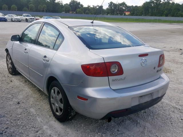 JM1BK12F961482979 - 2006 MAZDA 3 I SILVER photo 3