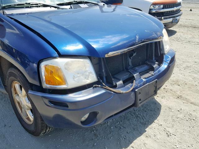 1GKDS13S032222095 - 2003 GMC ENVOY BLUE photo 9