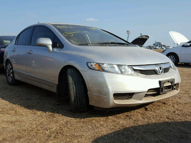 2HGFA16999H350840 - 2009 HONDA CIVIC EXL SILVER photo 1