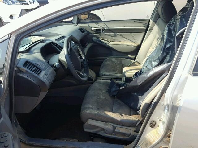 2HGFA16999H350840 - 2009 HONDA CIVIC EXL SILVER photo 5