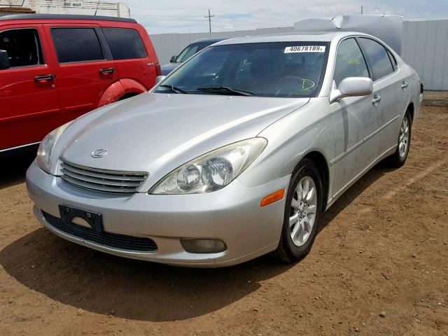 JTHBF30G925000587 - 2002 LEXUS ES 300 BLACK photo 2