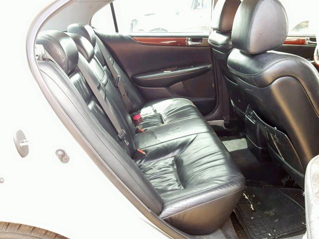 JTHBF30G925000587 - 2002 LEXUS ES 300 BLACK photo 6