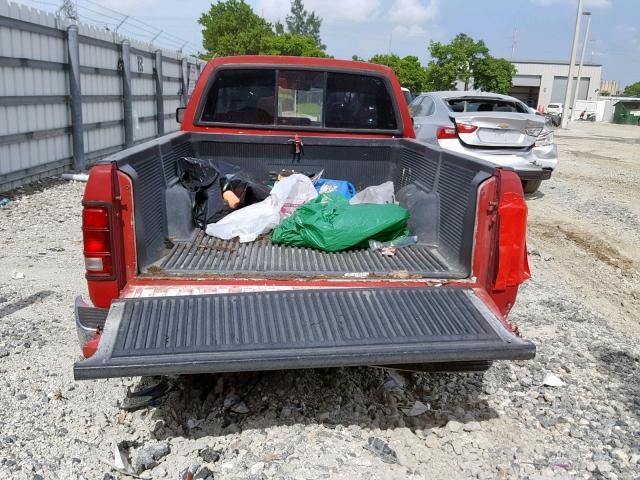 1B7FL26XXNS599048 - 1992 DODGE DAKOTA RED photo 6