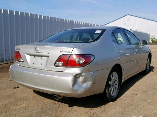 JTHBF30G530103519 - 2003 LEXUS ES 300 SILVER photo 4