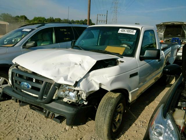 1FTYR10D48PA74557 - 2008 FORD RANGER WHITE photo 2