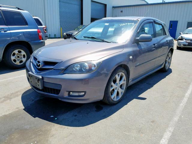 JM1BK344871600111 - 2007 MAZDA 3 HATCHBAC GRAY photo 2