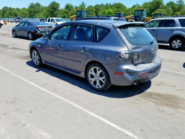 JM1BK344871600111 - 2007 MAZDA 3 HATCHBAC GRAY photo 3