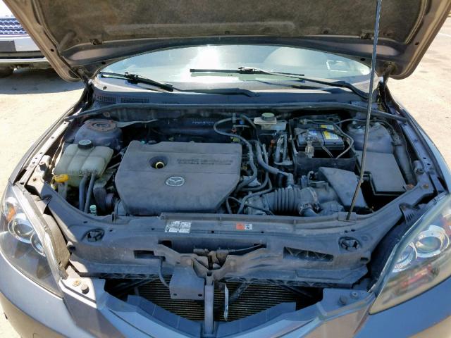 JM1BK344871600111 - 2007 MAZDA 3 HATCHBAC GRAY photo 7