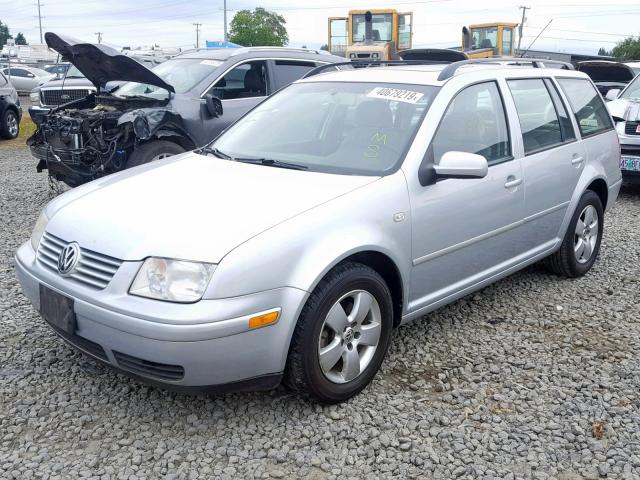 WVWSR61J85W037410 - 2005 VOLKSWAGEN JETTA GLS SILVER photo 2