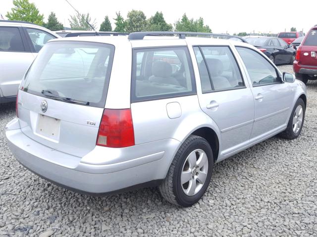 WVWSR61J85W037410 - 2005 VOLKSWAGEN JETTA GLS SILVER photo 4