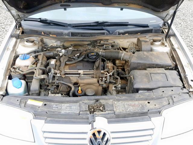 WVWSR61J85W037410 - 2005 VOLKSWAGEN JETTA GLS SILVER photo 7