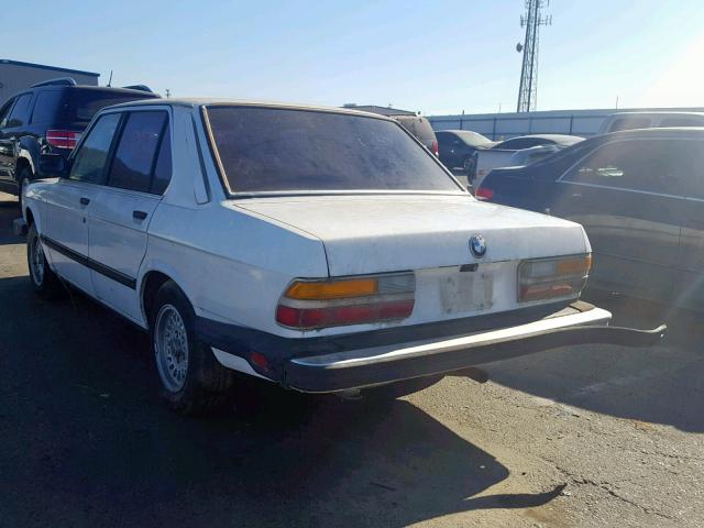 WBADK8301D9206738 - 1983 BMW 528 E AUTO WHITE photo 3