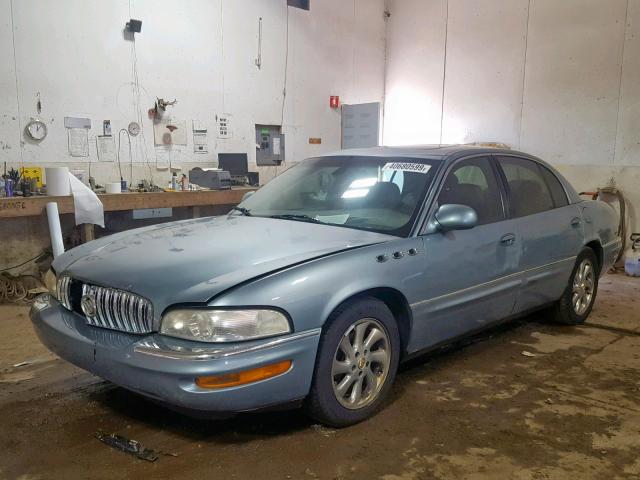 1G4CU541234140531 - 2003 BUICK PARK AVENU TEAL photo 2