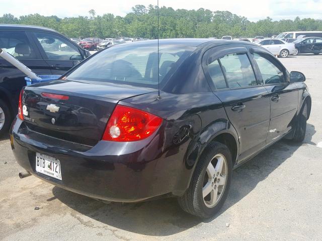 1G1AF5F57A7167685 - 2010 CHEVROLET COBALT 2LT BLACK photo 4