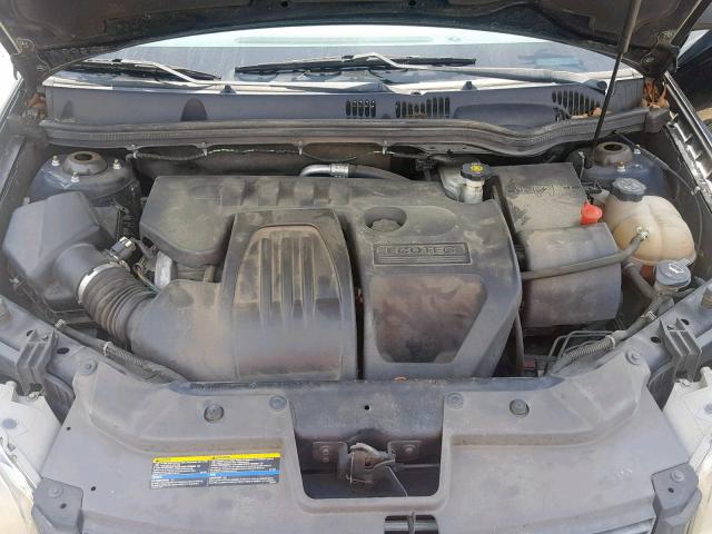 1G1AF5F57A7167685 - 2010 CHEVROLET COBALT 2LT BLACK photo 7