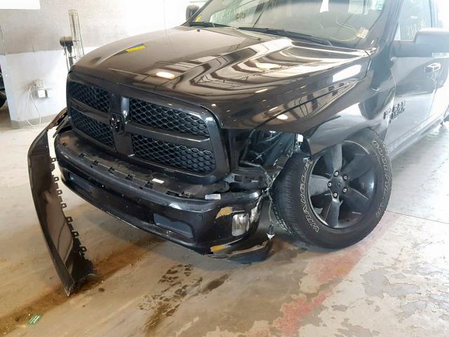 1C6RR6LT7KS540594 - 2019 RAM 1500 CLASS BLACK photo 9