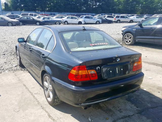 WBAEV53434KM36142 - 2004 BMW 330 I BLACK photo 3