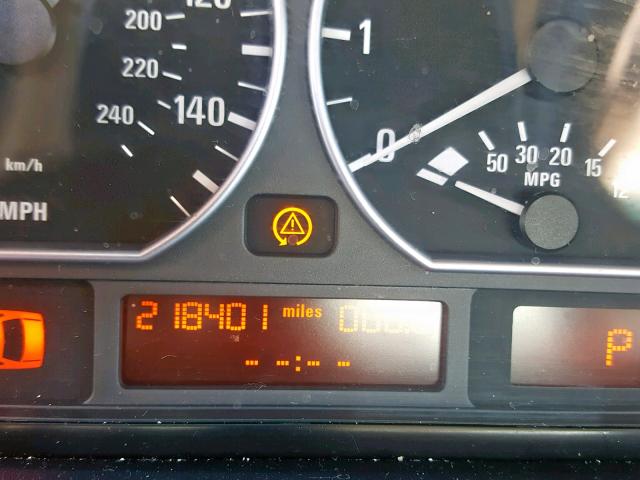 WBAEV53434KM36142 - 2004 BMW 330 I BLACK photo 8