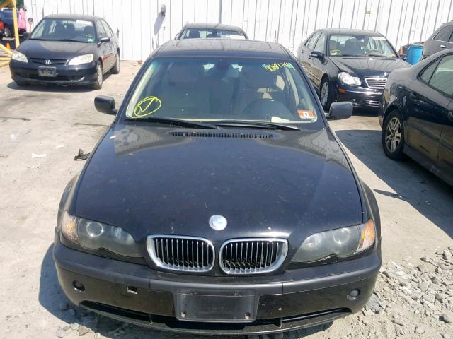 WBAEV53434KM36142 - 2004 BMW 330 I BLACK photo 9