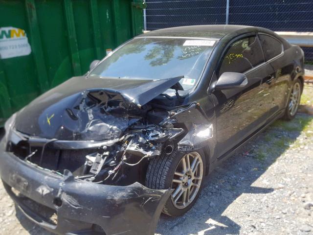 JTKDE167790301979 - 2009 TOYOTA SCION TC BLACK photo 2