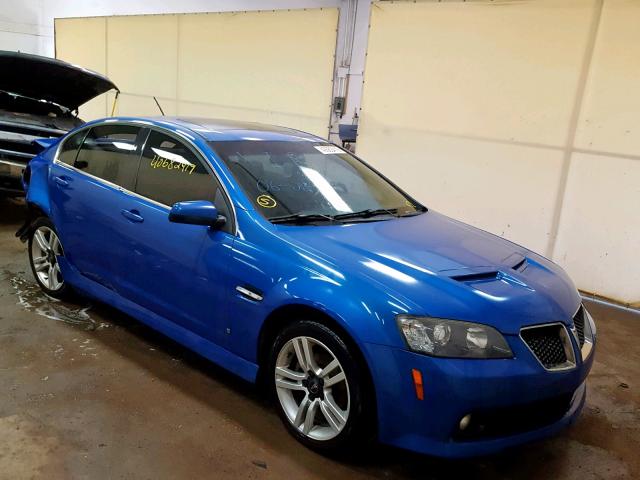 6G2ER57719L222254 - 2009 PONTIAC G8 BLUE photo 1