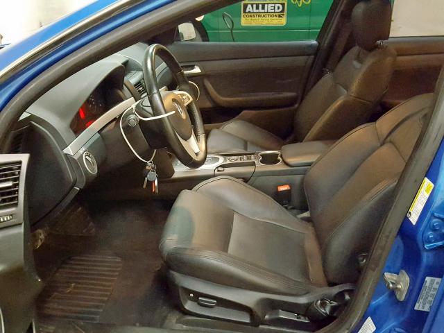 6G2ER57719L222254 - 2009 PONTIAC G8 BLUE photo 5