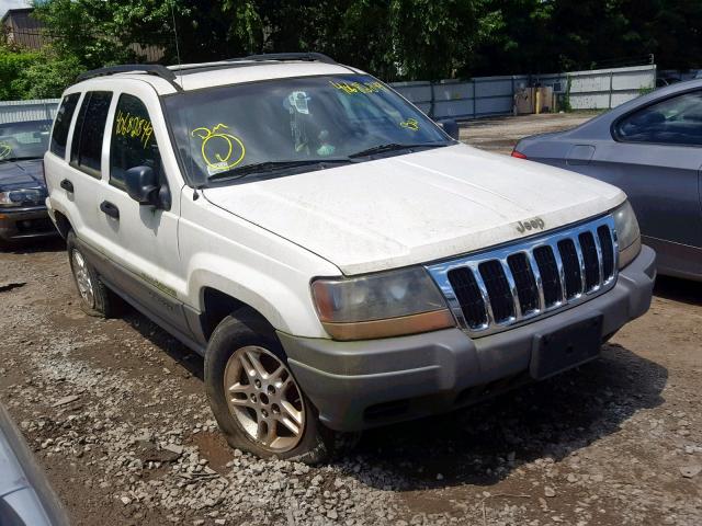 1J4GW48N72C201040 - 2002 JEEP GRAND CHER WHITE photo 1