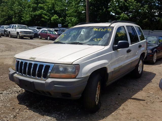 1J4GW48N72C201040 - 2002 JEEP GRAND CHER WHITE photo 2