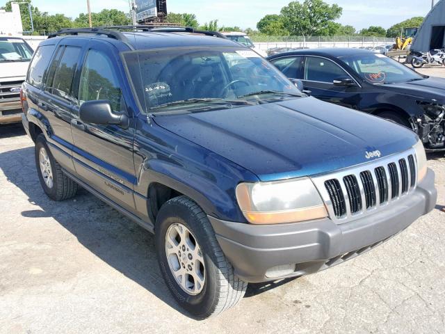 1J4GW48S91C687189 - 2001 JEEP GRAND CHER BLUE photo 1