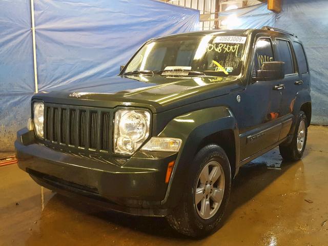 1J4PN2GK8AW128515 - 2010 JEEP LIBERTY SP GREEN photo 2