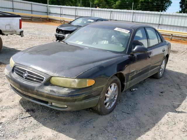 2G4WF5218V1446805 - 1997 BUICK REGAL GS BLACK photo 2