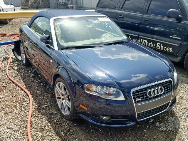 WAUAF48H89K008530 - 2009 AUDI A4 2.0T CA BLUE photo 1