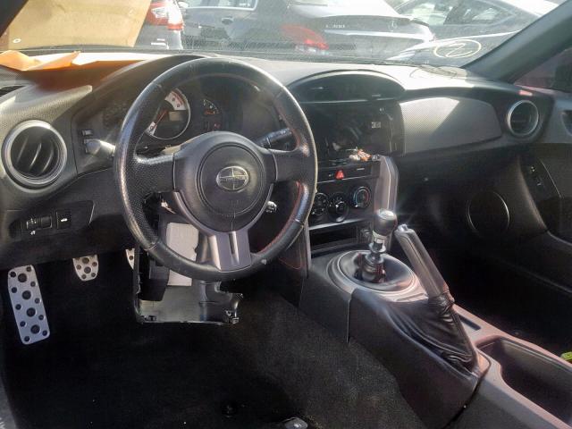 JF1ZNAA1XF9708093 - 2015 TOYOTA SCION FR-S CHARCOAL photo 9