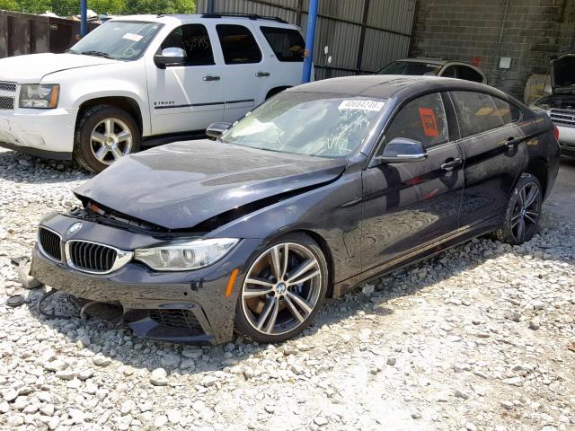 WBA4B3C55FGV48528 - 2015 BMW 435 XI BLACK photo 2