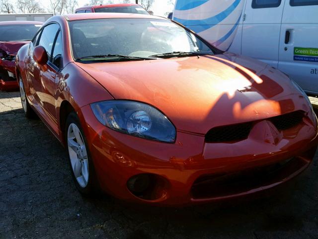 4A3AK24F17E024617 - 2007 MITSUBISHI ECLIPSE GS ORANGE photo 1