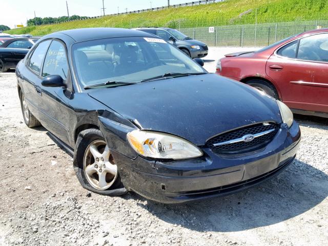 1FAFP55U32A172282 - 2002 FORD TAURUS SES BLACK photo 1