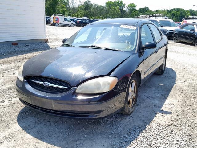 1FAFP55U32A172282 - 2002 FORD TAURUS SES BLACK photo 2