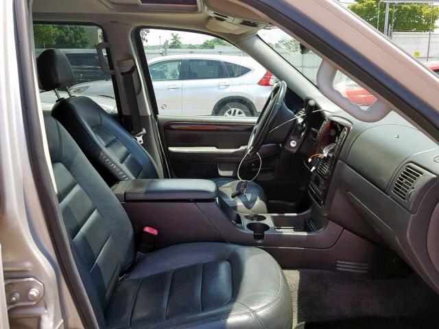 1FMDU75W64UA46180 - 2004 FORD EXPLORER L GRAY photo 5