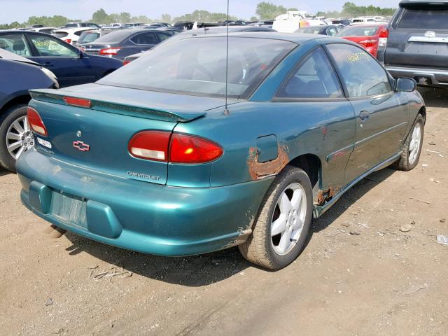 1G1JF12T2V7199480 - 1997 CHEVROLET CAVALIER Z GREEN photo 4