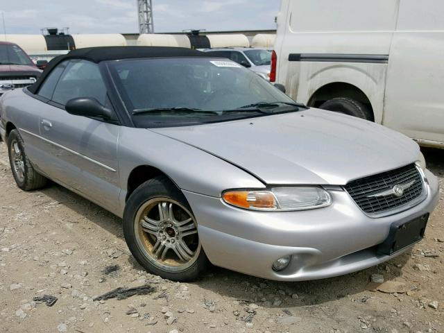 3C3EL55H5YT203025 - 2000 CHRYSLER SEBRING JX SILVER photo 1